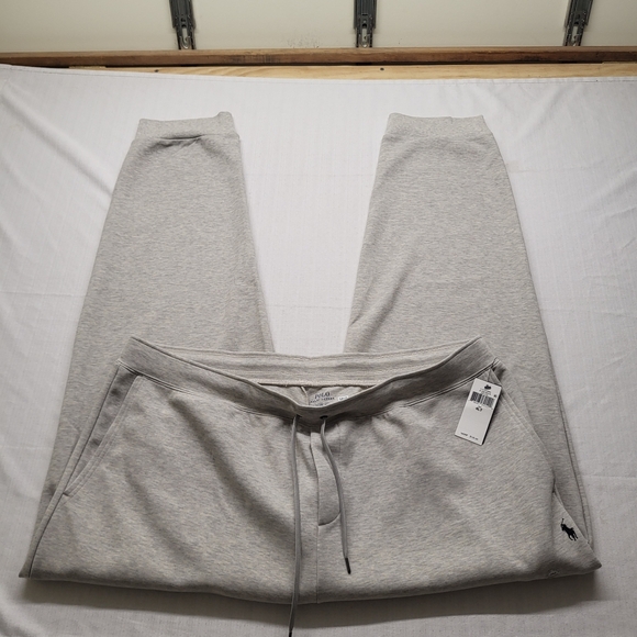 Polo Ralph Lauren Other - New Polo Ralph Lauren Jogger Sweatpants Mens 4XLT Gray Tapered Drawstring Logo